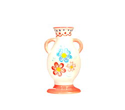 Folk Floral Small Vase Folk Floral Small Vase