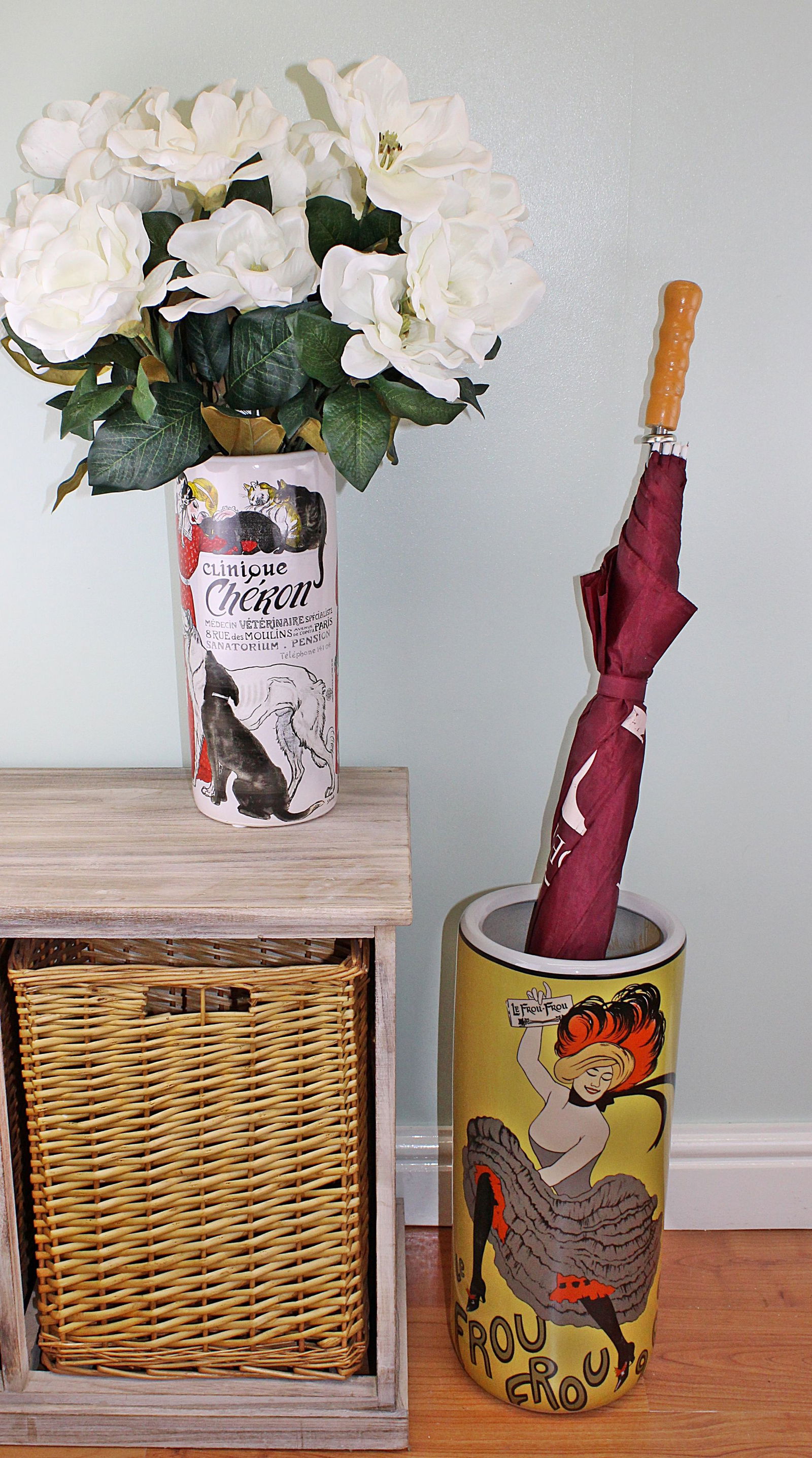 Umbrella Stand, Le Frou Frou 20c Design With Free Vase Umbrella Stand, Le Frou Frou 20c Design With Free Vase