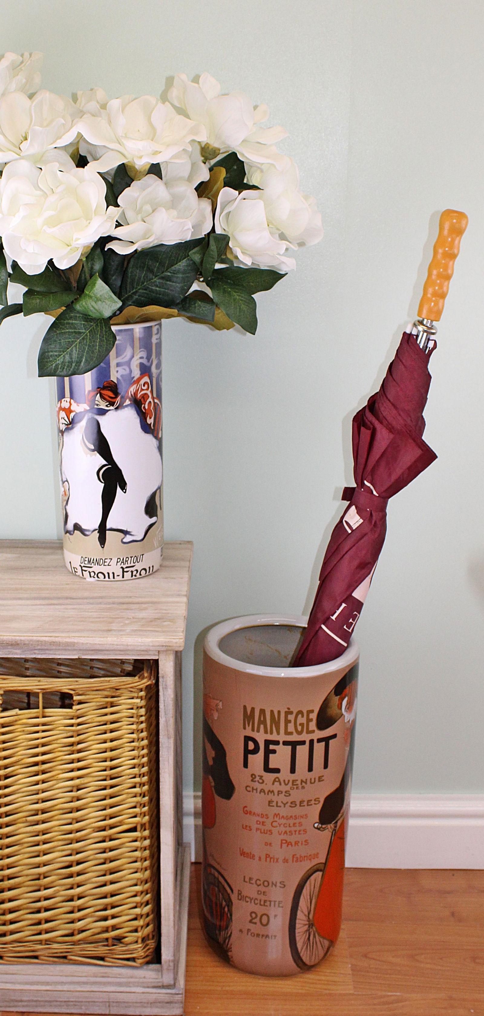 Umbrella Stand, Manege Petit Design With Free Vase Umbrella Stand, Manege Petit Design With Free Vase