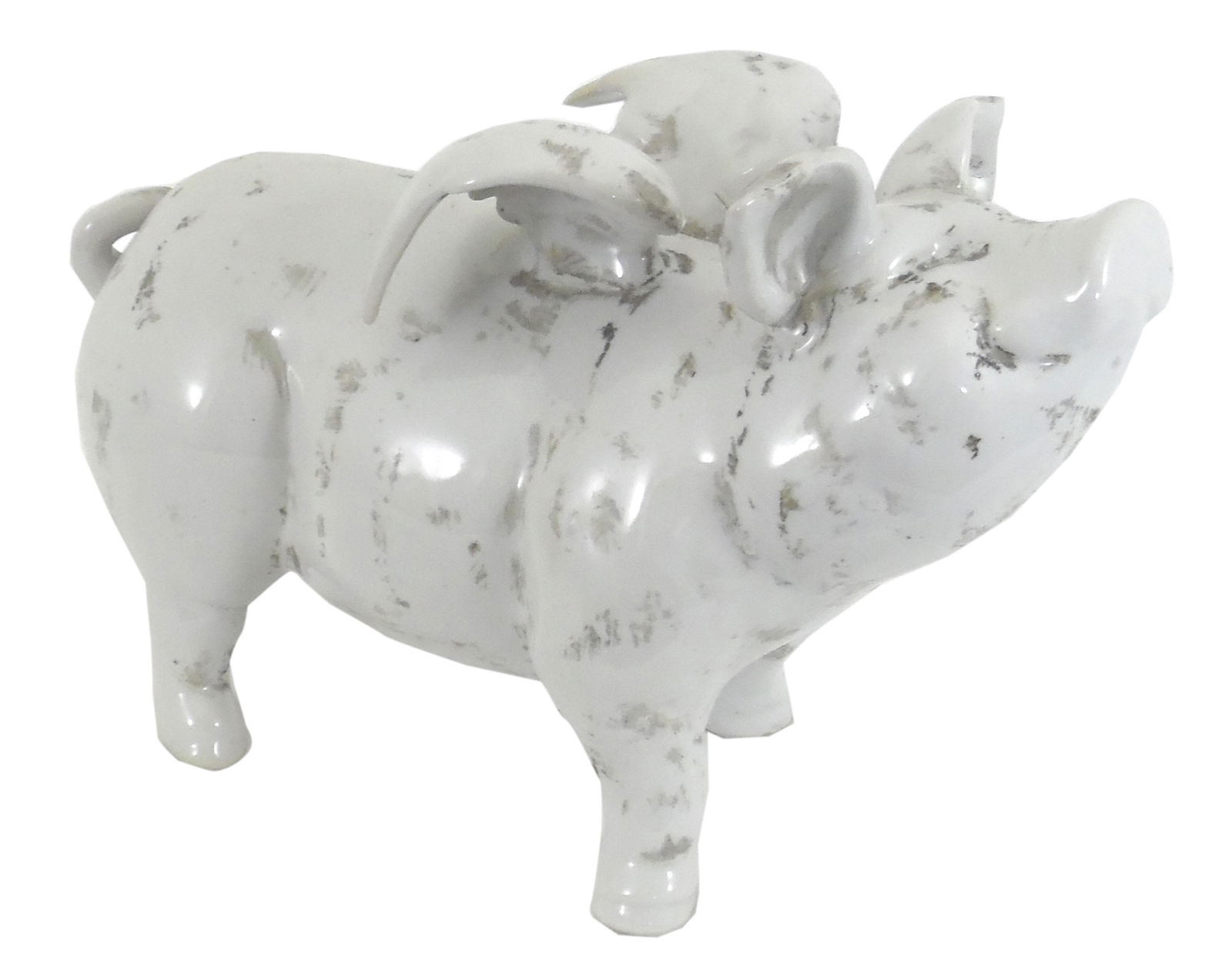 Large Ceramic Flying Pig, 32cm Large Ceramic Flying Pig, 32cm
