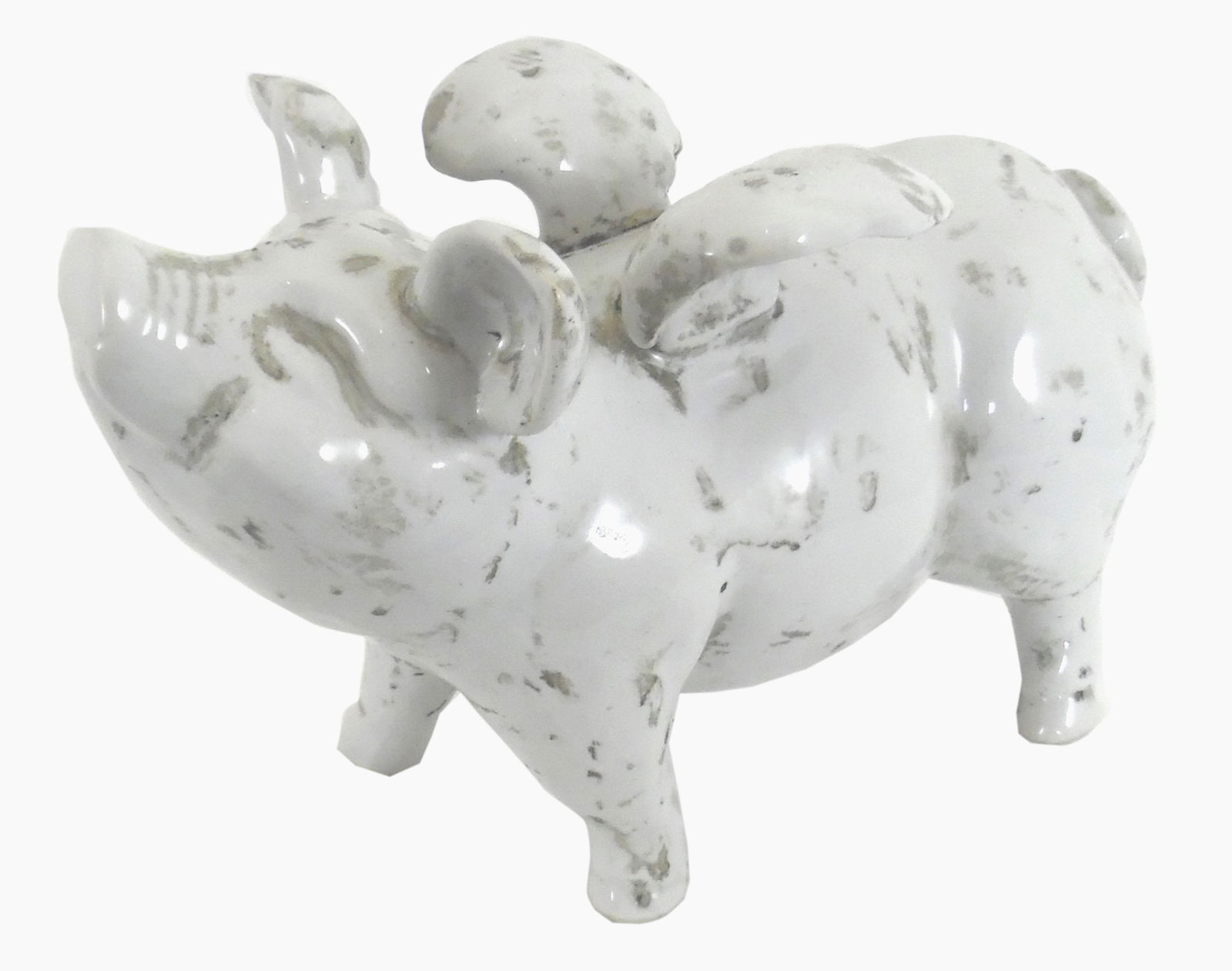 Large Ceramic Flying Pig, 32cm Large Ceramic Flying Pig, 32cm