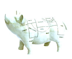 Ceramic Pig Ornament, 32cm Ceramic Pig Ornament, 32cm