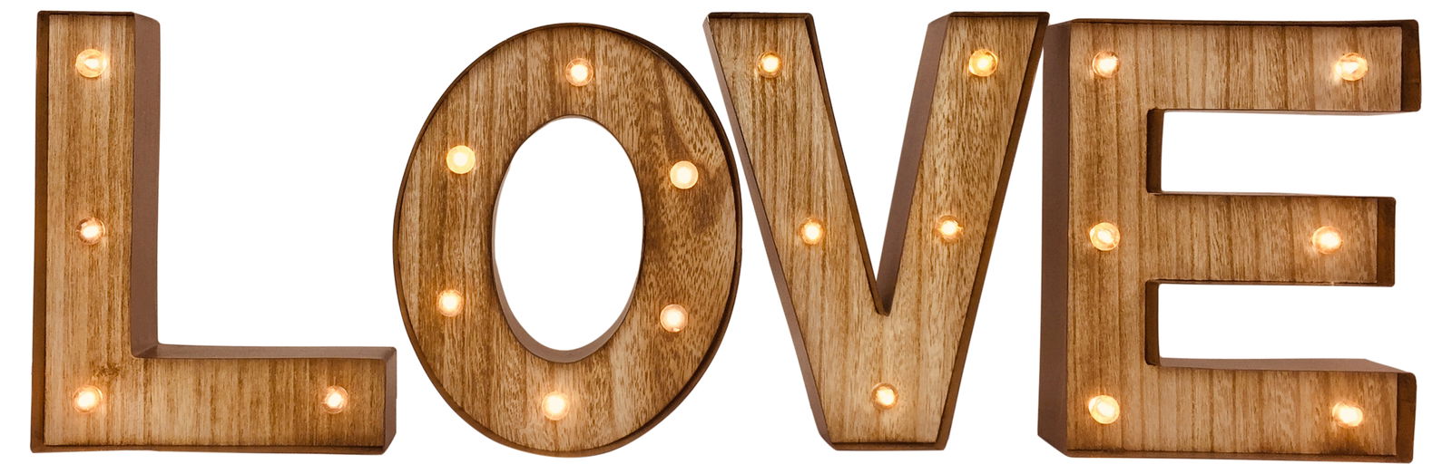 Love Word Letters with LED Lights Love Word Letters with LED Lights