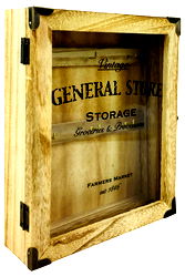 Rustic General Store Key Box Wooden Rustic General Store Key Box Wooden