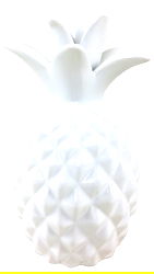 White Gloss Pineapple 23cm White Gloss Pineapple 23cm