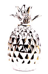 Large Silver Pineapple Ornament 28cm Large Silver Pineapple Ornament 28cm