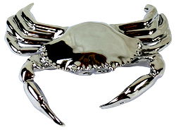 Silver Crab Ornament 21cm Silver Crab Ornament 21cm