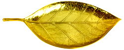 Golden Deco Leaf 44cm Golden Deco Leaf 44cm