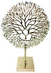 Silver Coral Sculpture Silver Coral Sculpture