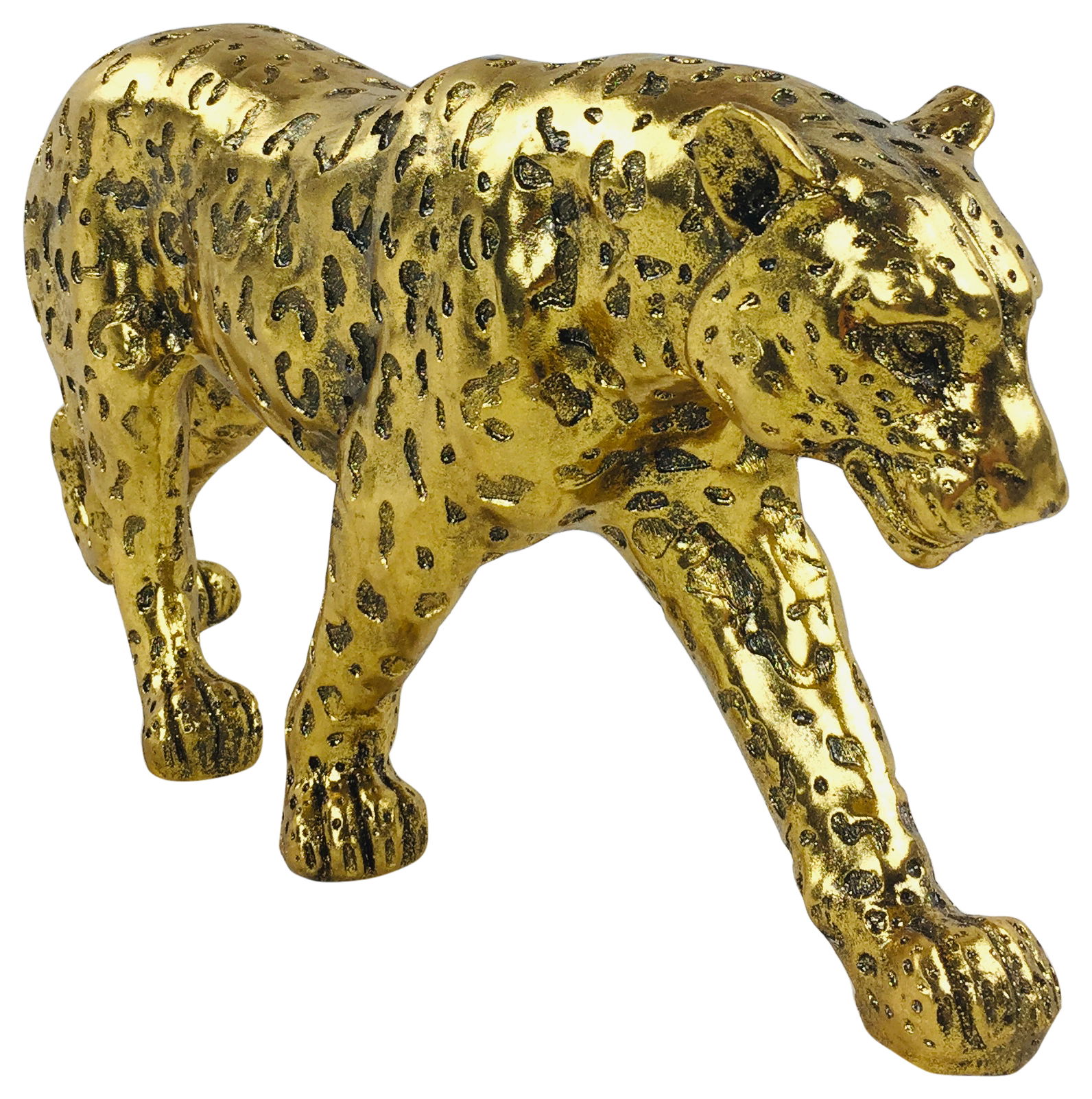 Gold Glitter Effect Leopard 40cm Gold Glitter Effect Leopard 40cm