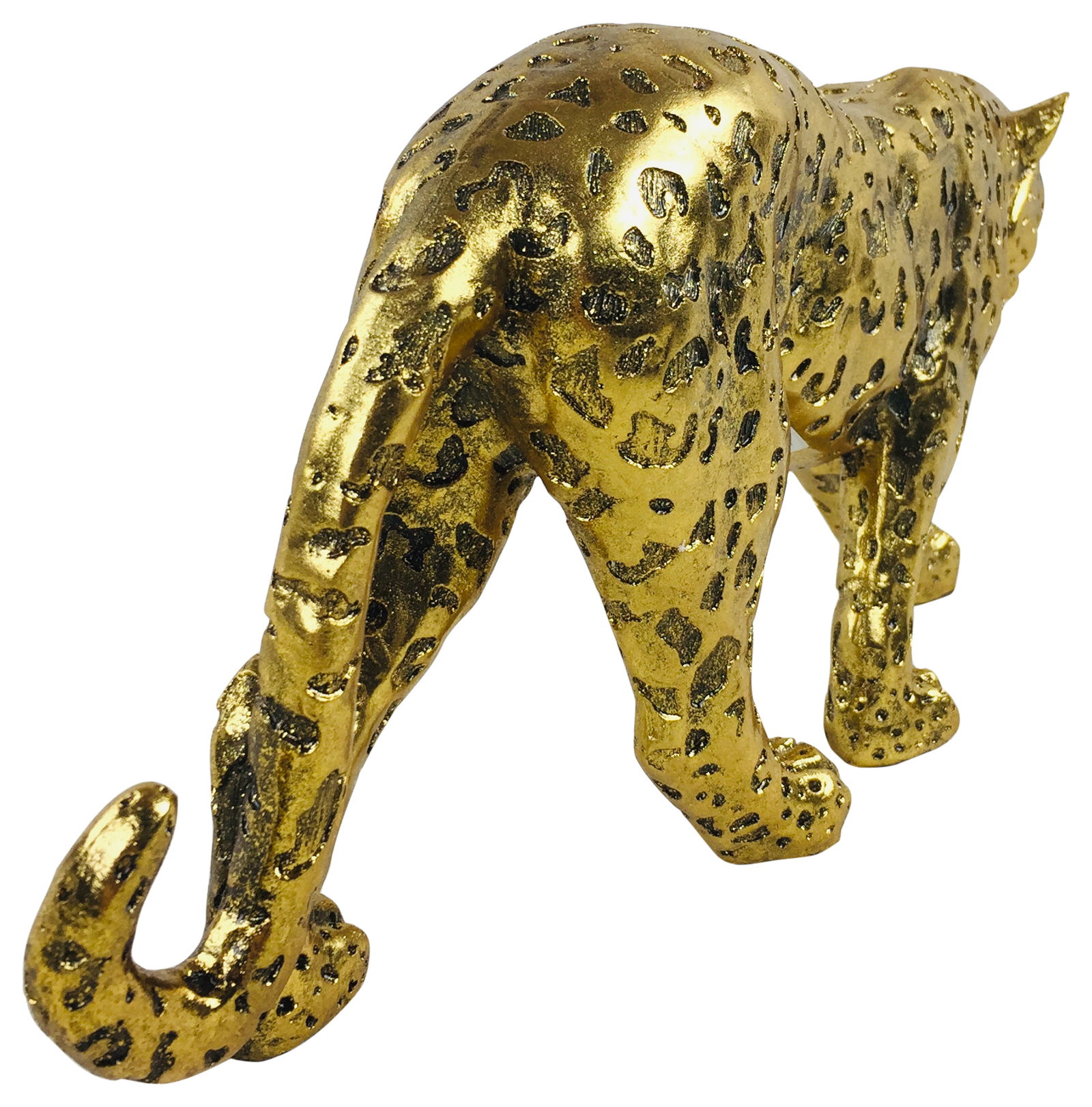 Gold Glitter Effect Leopard 40cm Gold Glitter Effect Leopard 40cm