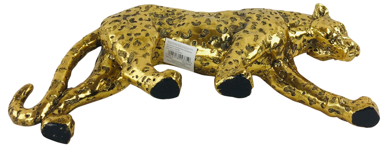 Gold Glitter Effect Leopard 40cm Gold Glitter Effect Leopard 40cm