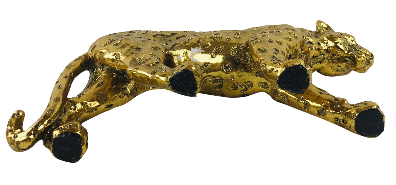 Gold Glitter Effect Leopard 27cm Gold Glitter Effect Leopard 27cm