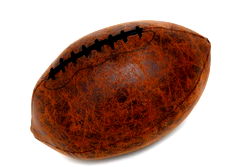 Faux Leather Rugby Ball Doorstop Faux Leather Rugby Ball Doorstop