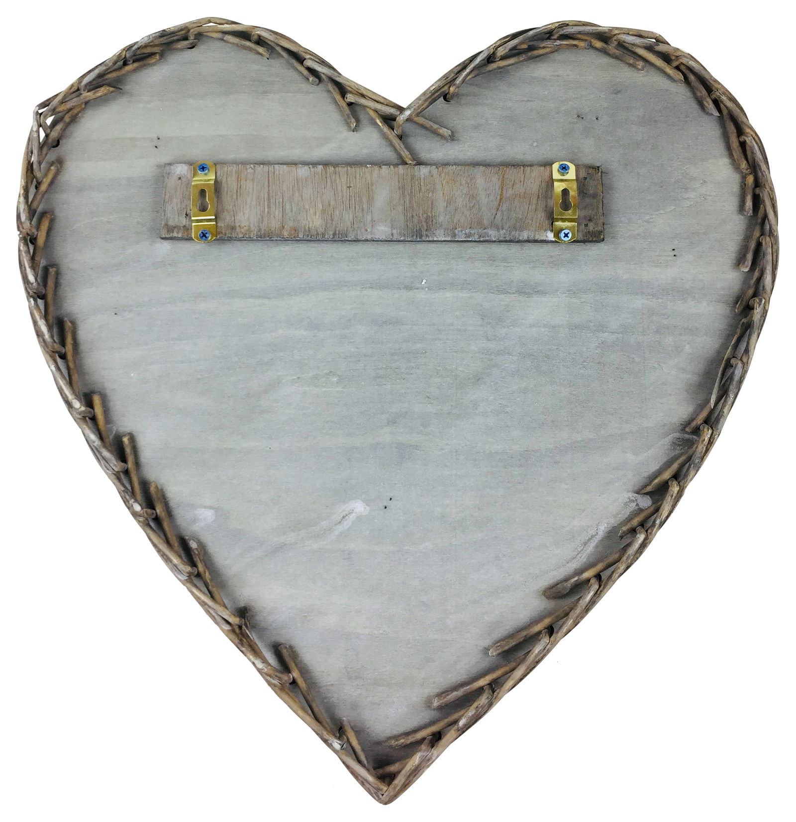 Wicker Heart Shelf Unit 52cm Wicker Heart Shelf Unit 52cm