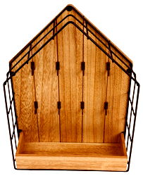 Wood & Wire House Key Storage Unit Wood & Wire House Key Storage Unit