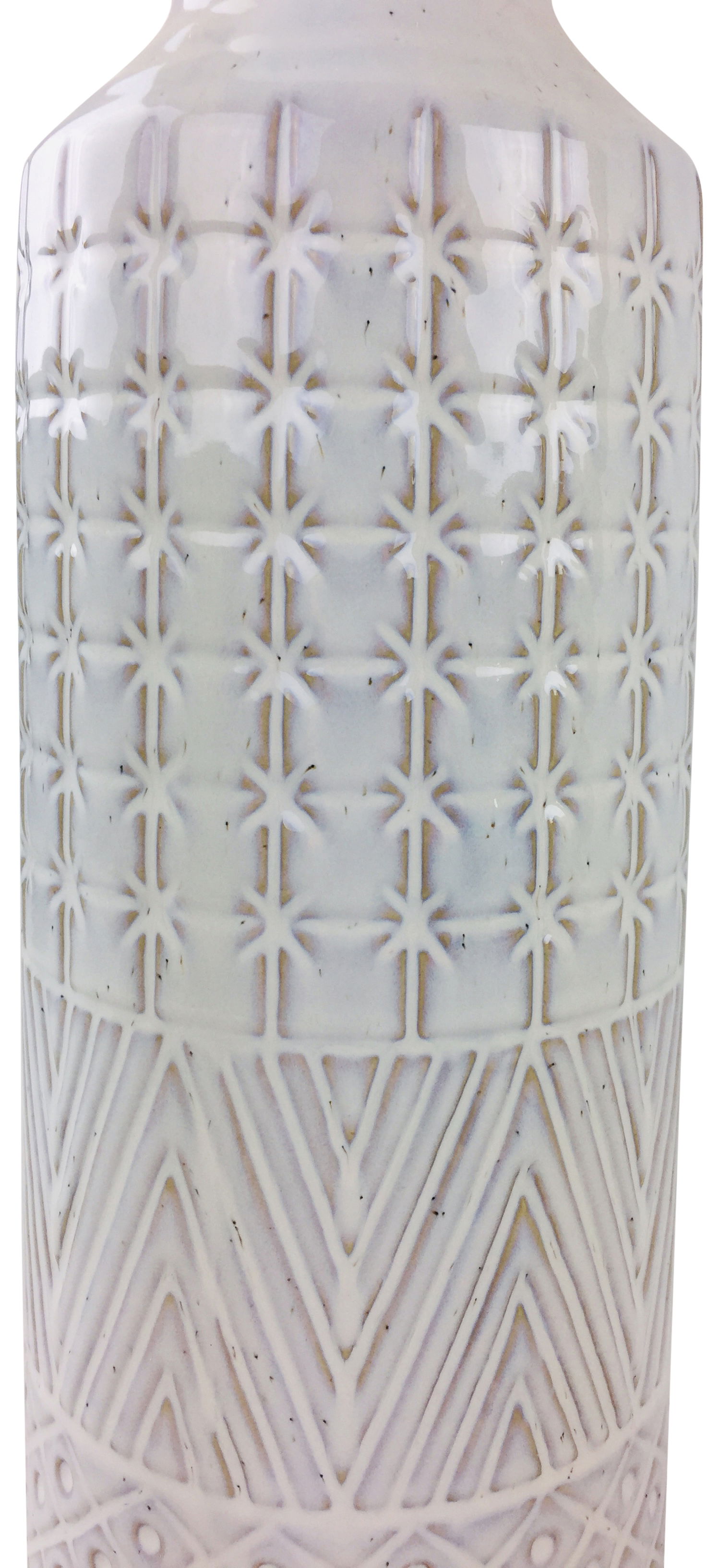 White Star Textured Stoneware Vase 44cm White Star Textured Stoneware Vase 44cm
