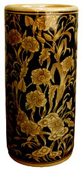Ceramic Embossed Umbrella Stand, Regal Design Ceramic Embossed Umbrella Stand, Regal Design