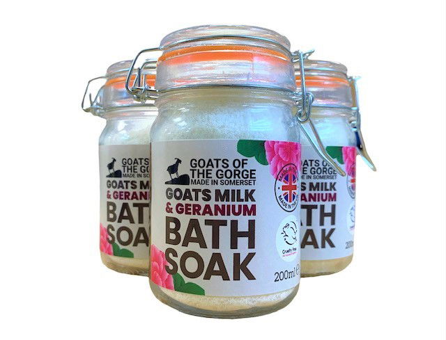 Goats Milk Geranium Bath Soak Goats Milk Geranium Bath Soak