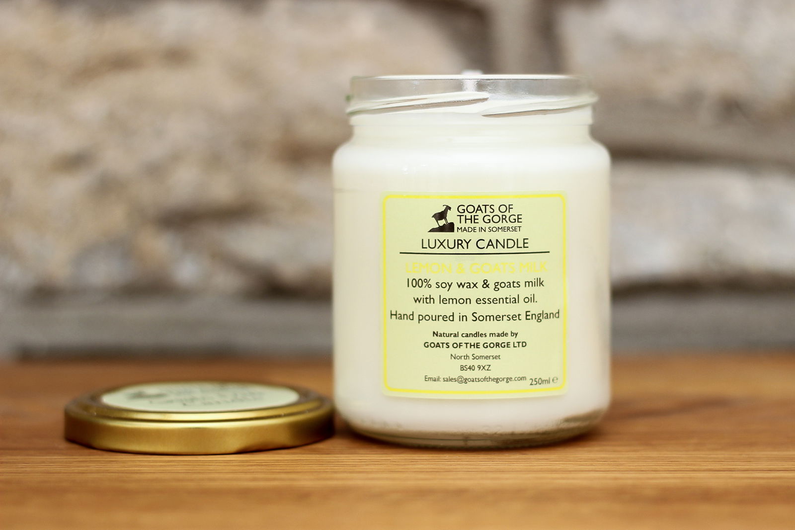 Goats Milk Lemon Candle Goats Milk Lemon Candle