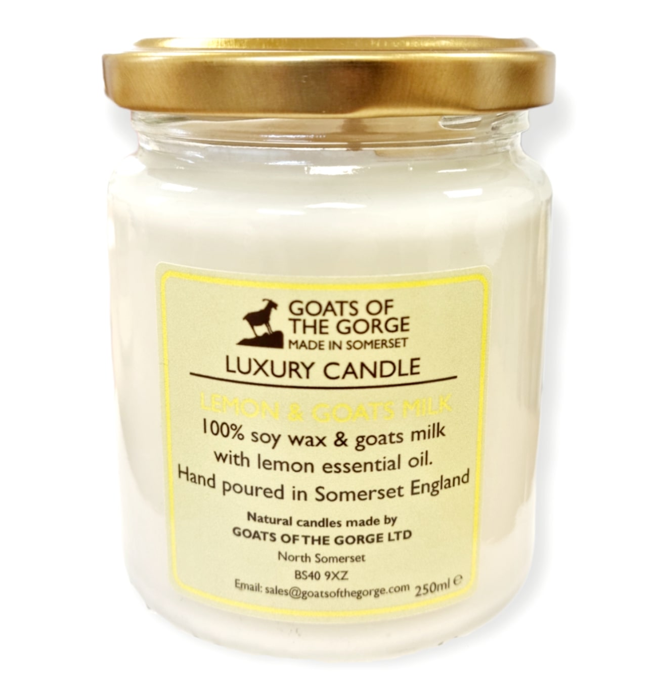 Goats Milk Lemon Candle Goats Milk Lemon Candle