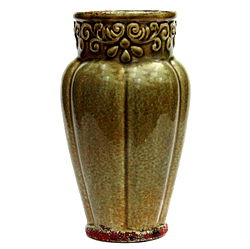 Olive Nouveau Vase Olive Nouveau Vase