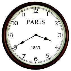 Antiqued Clock Antiqued Clock