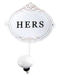 Hers' Bath Towel Hook Hers' Bath Towel Hook