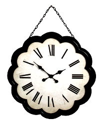 Large Clock with Hanging Chain Large Clock with Hanging Chain