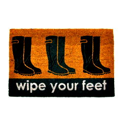 Wipe Your Feet Coir Doormat 60cm Wipe Your Feet Coir Doormat 60cm