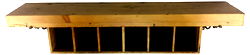 French Oak 6 Bottle Wine Rack 95cm French Oak 6 Bottle Wine Rack 95cm