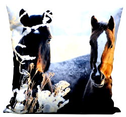 Two Ponies Cushion 45cm Two Ponies Cushion 45cm
