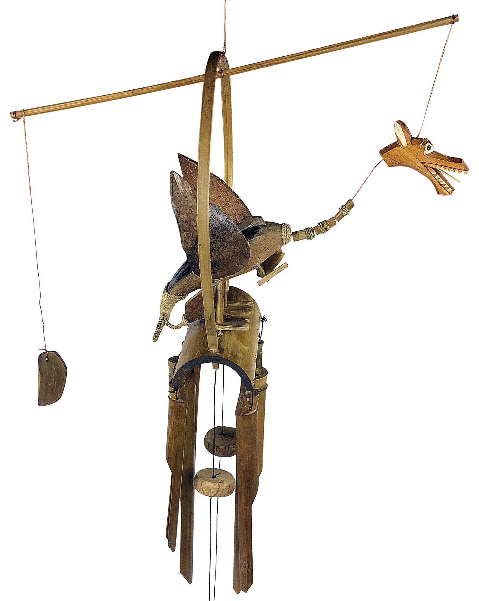 Wooden Dragon Wind Chime Wooden Dragon Wind Chime