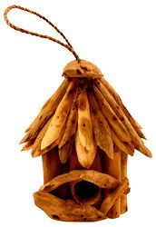 Wooden Bird House 16cm Wooden Bird House 16cm