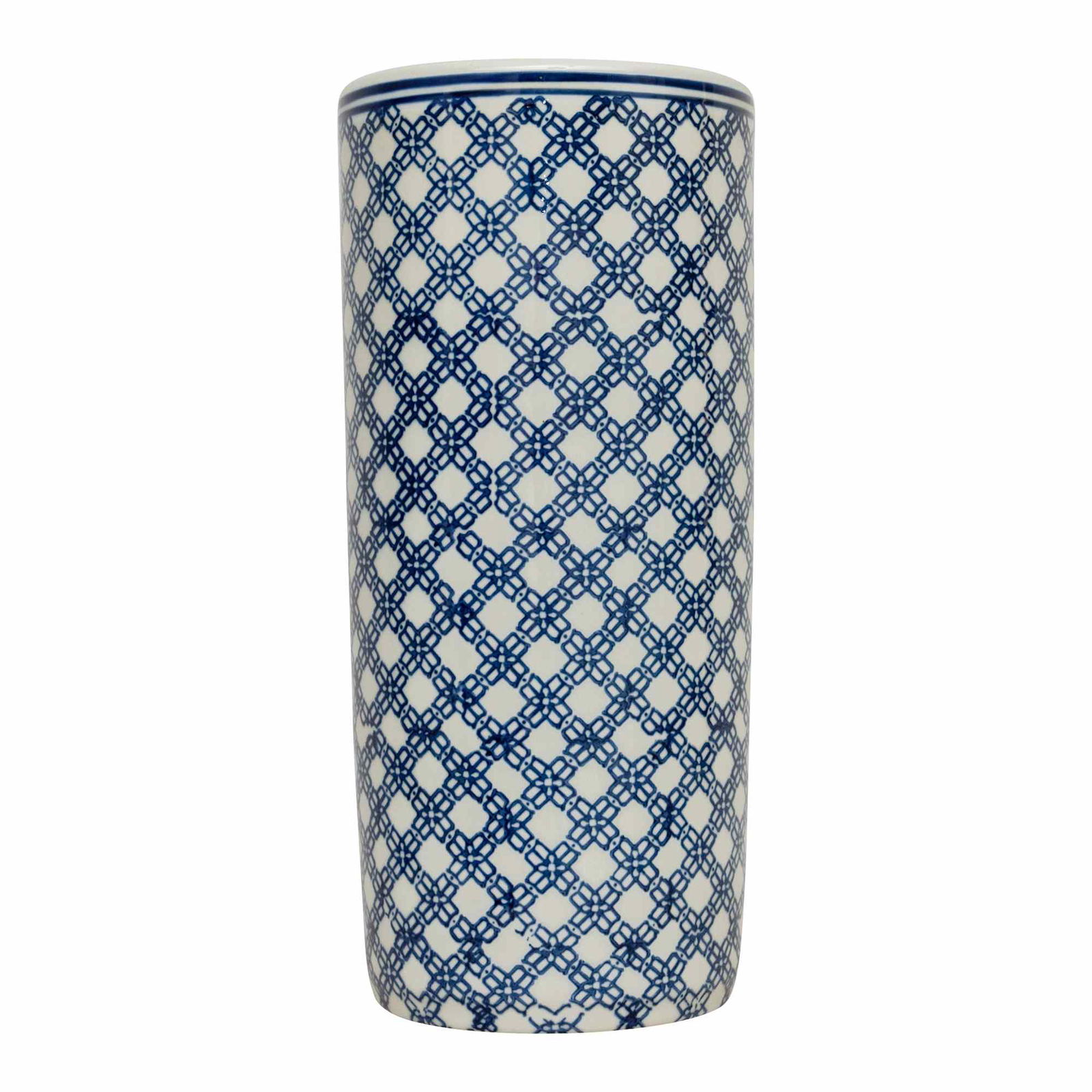 Daisy Chain Blue & White Floral Umbrella Stand Daisy Chain Blue & White Floral Umbrella Stand