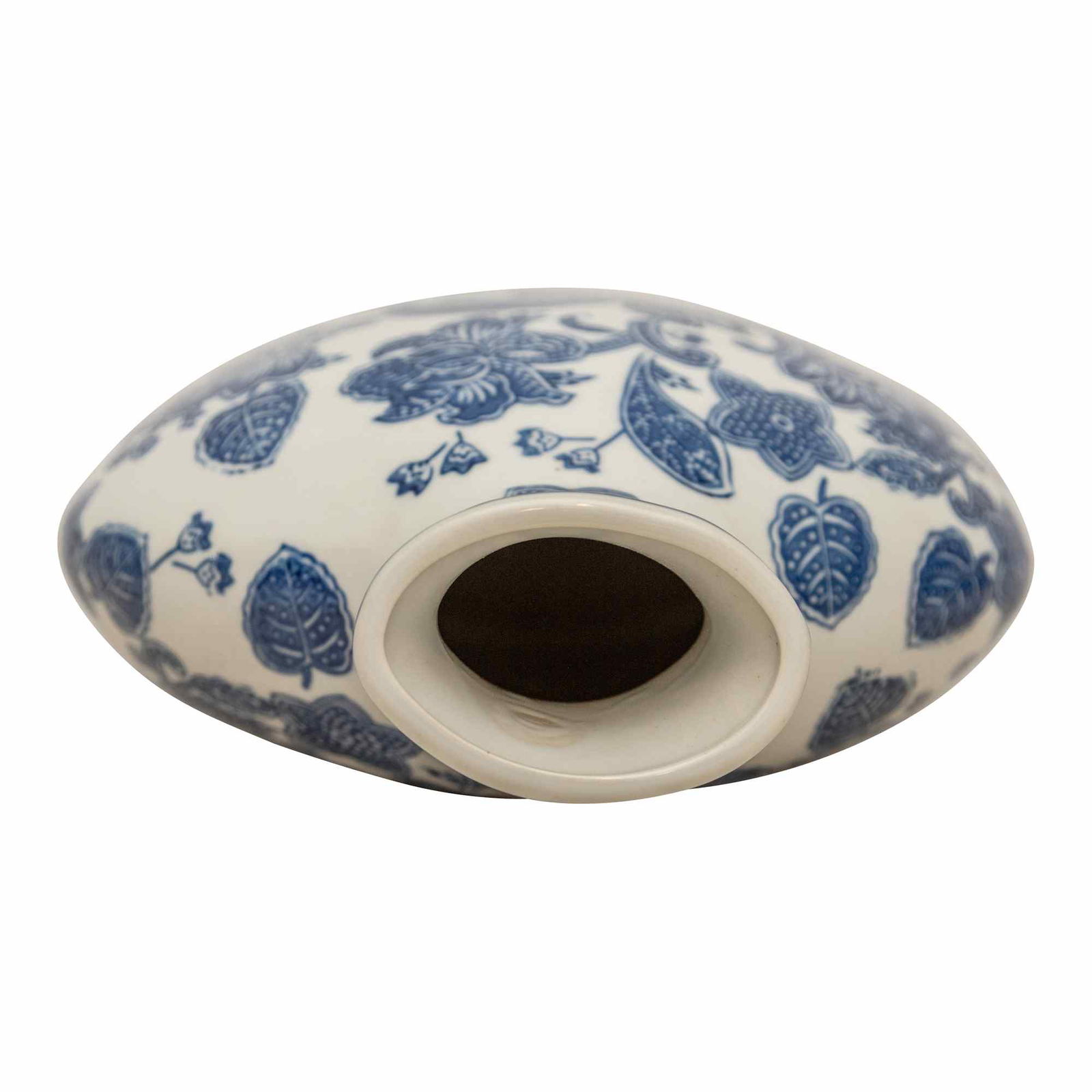 Anemone Blue & White Bottle Vase Anemone Blue & White Bottle Vase