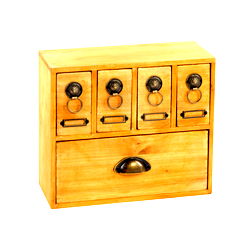 Office Organiser with 5 Drawers of Varying Sizes Office Organiser with 5 Drawers of Varying Sizes