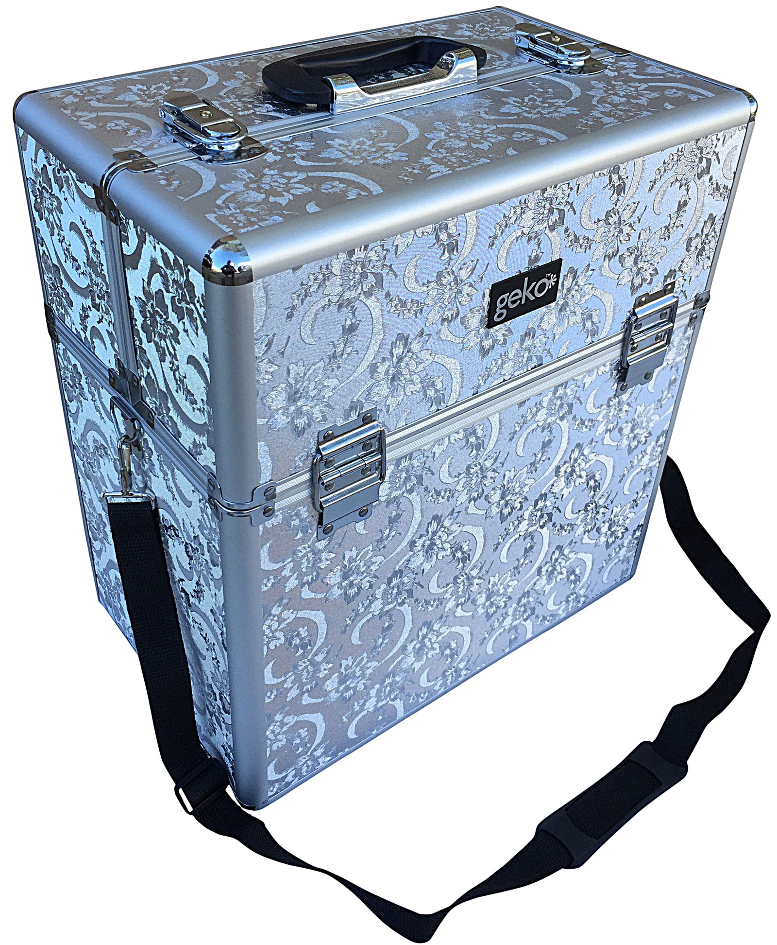 Silver Leaf Vanity Case 40cm Silver Leaf Vanity Case 40cm