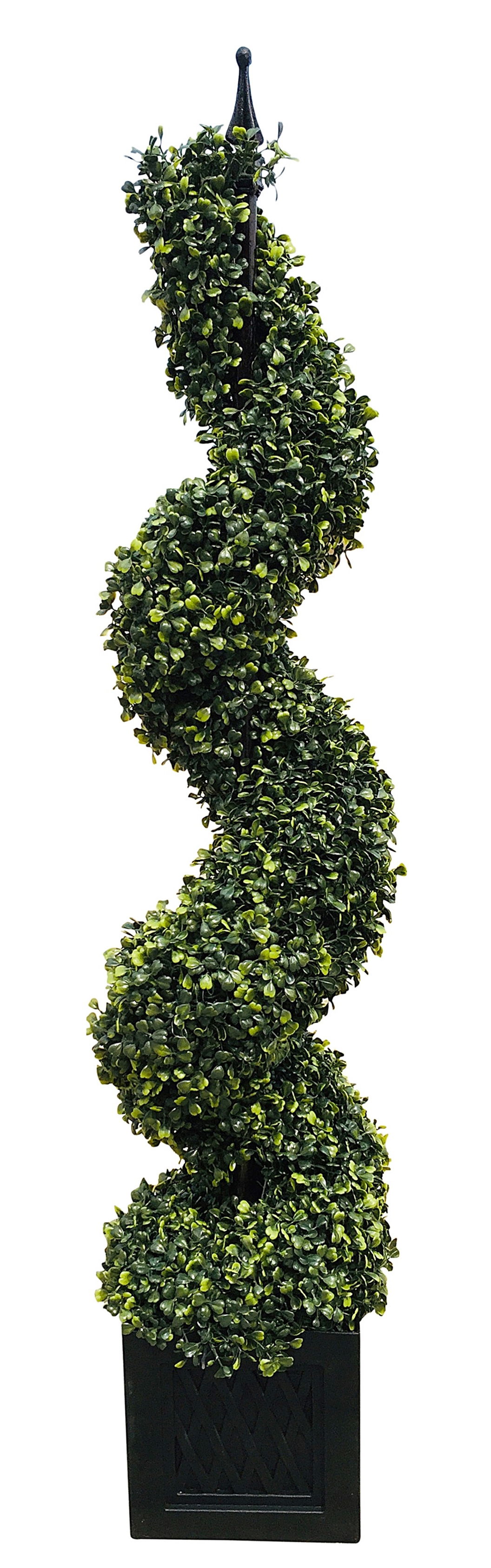 Artificial 120cm Boxwood Spiral Tower Artificial 120cm Boxwood Spiral Tower