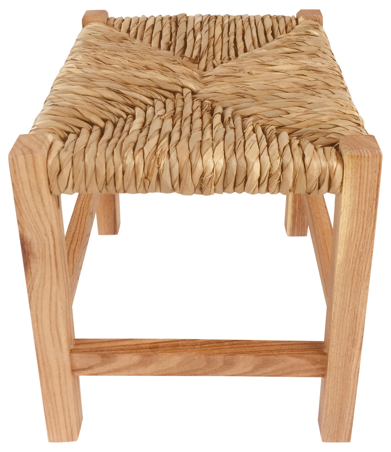 Rustic Woven Raffia Stool 30cm Rustic Woven Raffia Stool 30cm