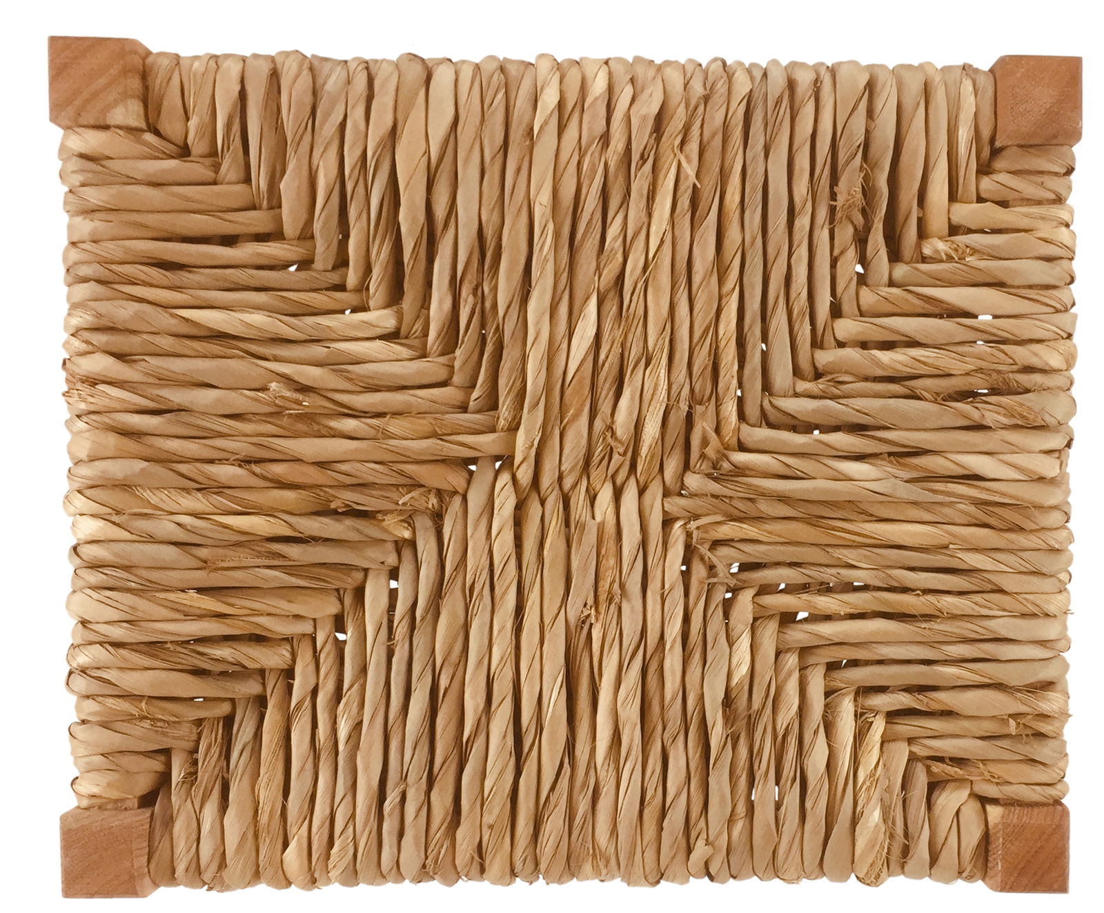 Rustic Woven Raffia Stool 30cm Rustic Woven Raffia Stool 30cm