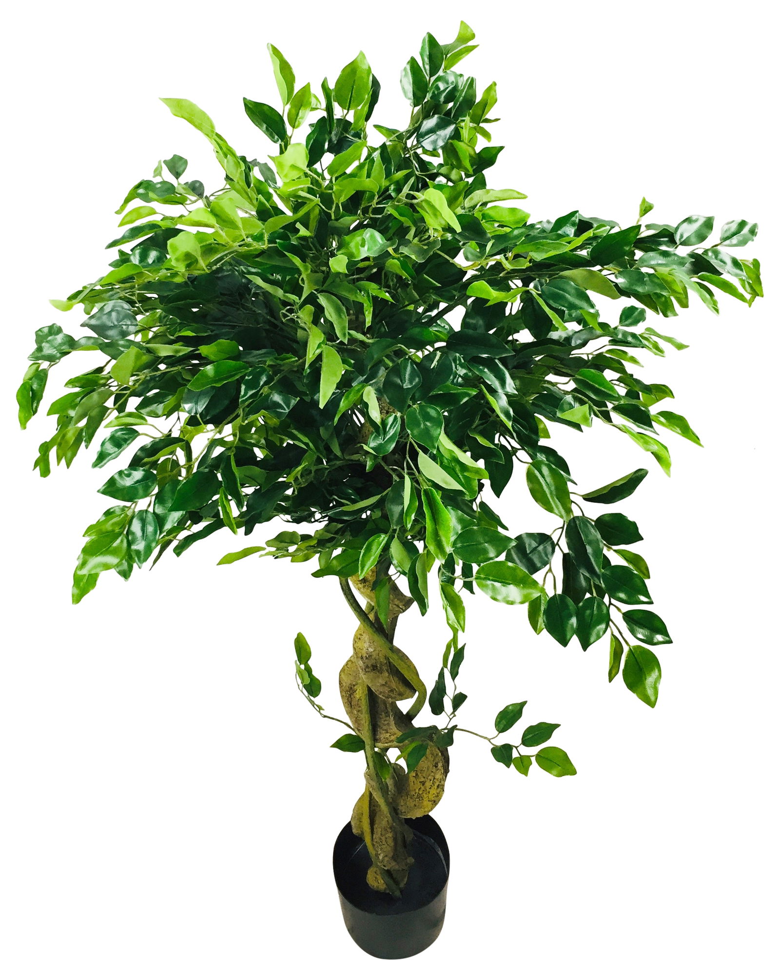 Artificial Ficus Tree With Twisted Trunk 137cm Artificial Ficus Tree With Twisted Trunk 137cm