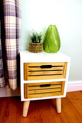 Compact 2 Drawer Unit with Removable Legs Compact 2 Drawer Unit with Removable Legs