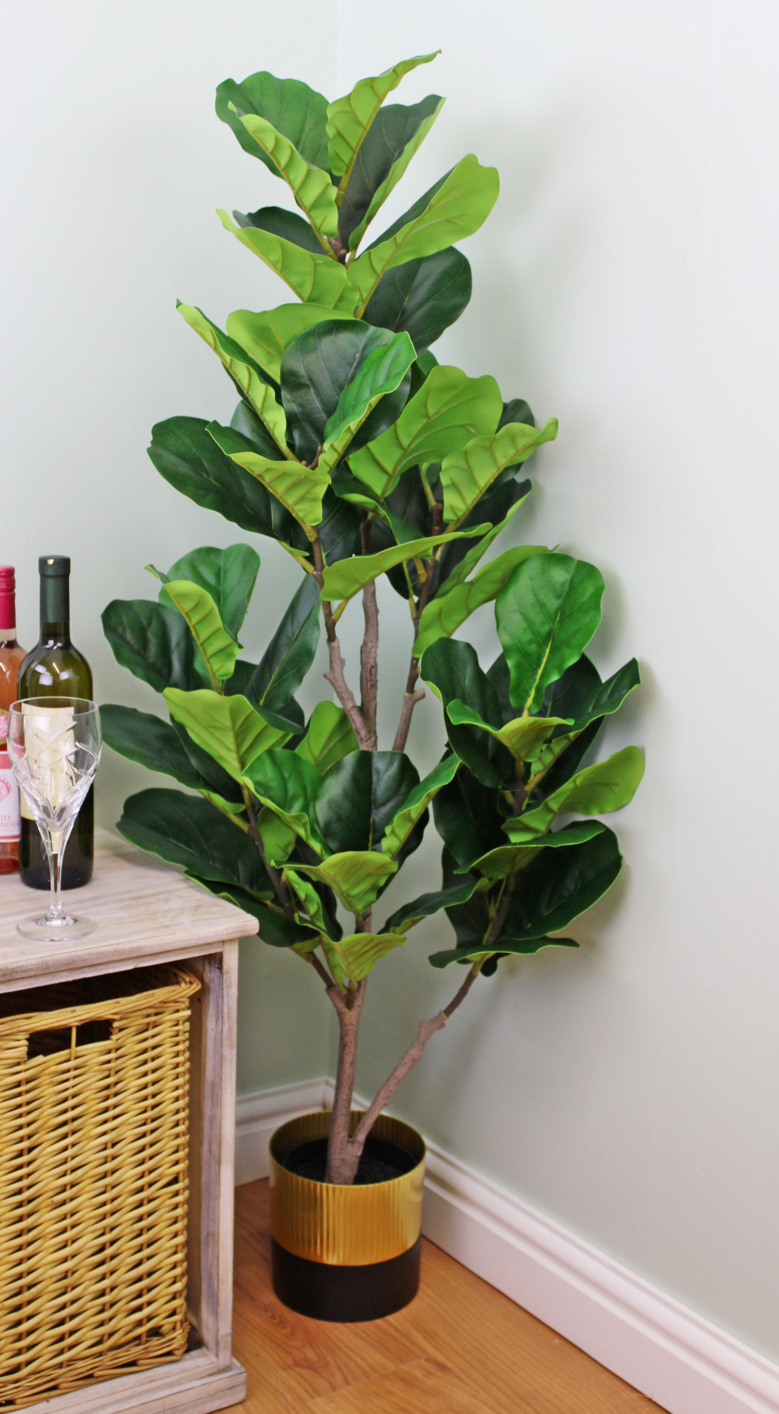 Artificial Fiddle Leaf Fig Tree 130cm Artificial Fiddle Leaf Fig Tree 130cm