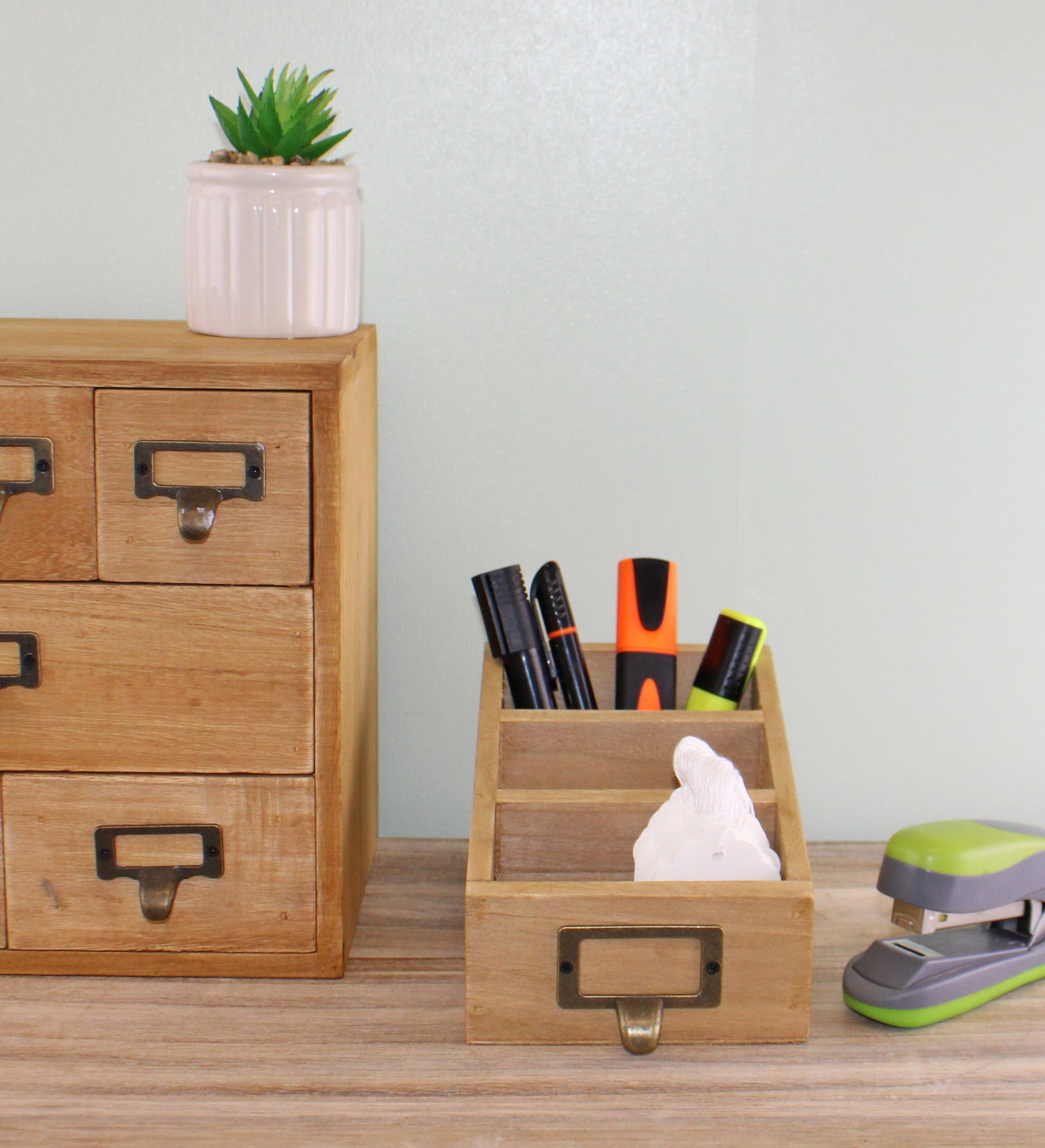 Wooden Desk Tidy Wooden Desk Tidy