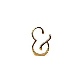 Silver Aluminium Ampersand or And Sign Ornament Silver Aluminium Ampersand or And Sign Ornament