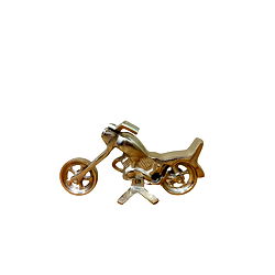 Silver Aluminium Motorcycle Ornament Silver Aluminium Motorcycle Ornament