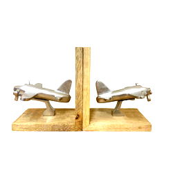 Set of Two Aeroplane Bookends Set of Two Aeroplane Bookends