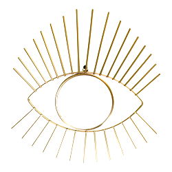 Gold Metal Eyelash Accent Mirror Gold Metal Eyelash Accent Mirror