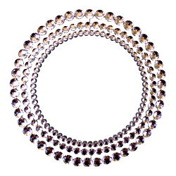 Silver Metal Jewelled Circular Wall Mirror Silver Metal Jewelled Circular Wall Mirror